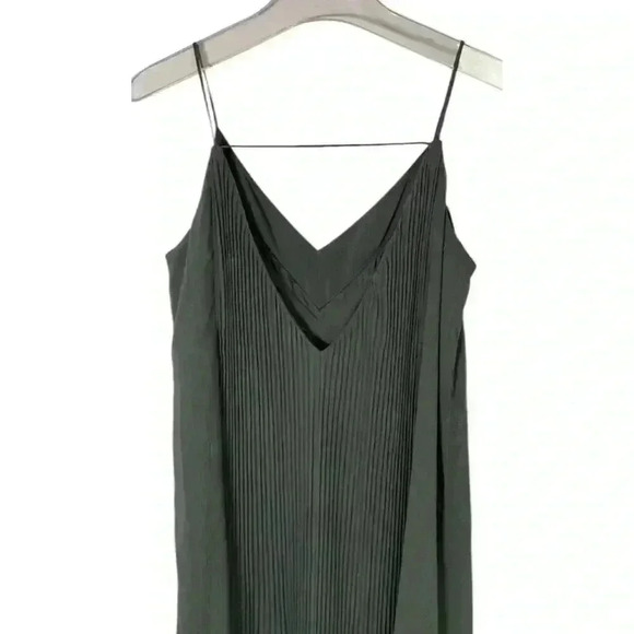 Club Monaco Women's Sage Strappy Pleated Maxi SIZE-6 - Picture 6 of 9